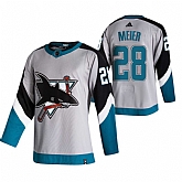 San Jose Sharks 28 Timo Meier Grey Adidas 2020-21 Reverse Retro Alternate Jersey Dzhi,baseball caps,new era cap wholesale,wholesale hats